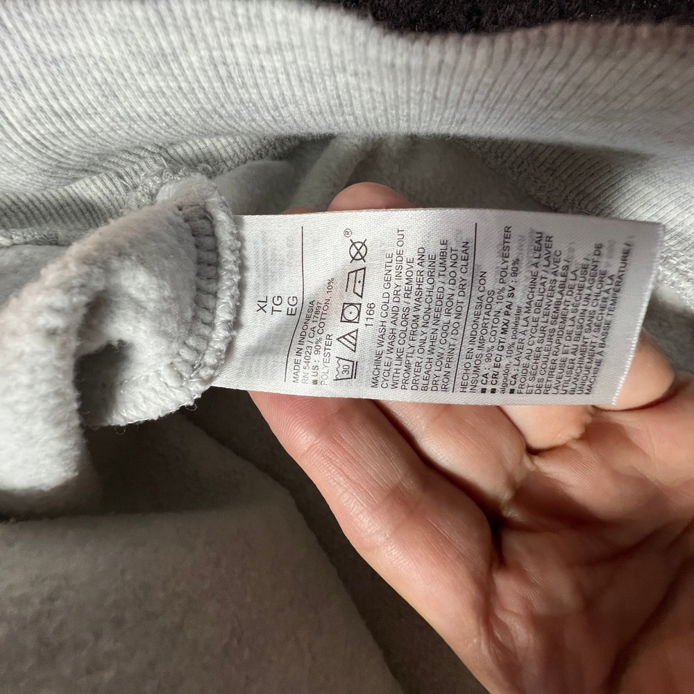 Old Navy SoComfy Malibu Beach Oversized Sweatshirt Gray Tunic XL Surf Travel - Picture 4 of 8